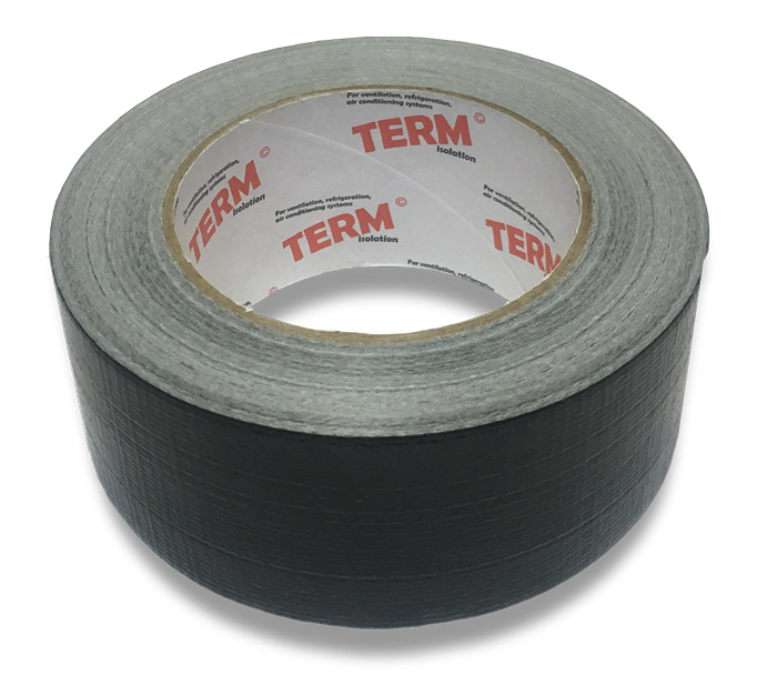 Скотч армированный ТПЛ серый/черный